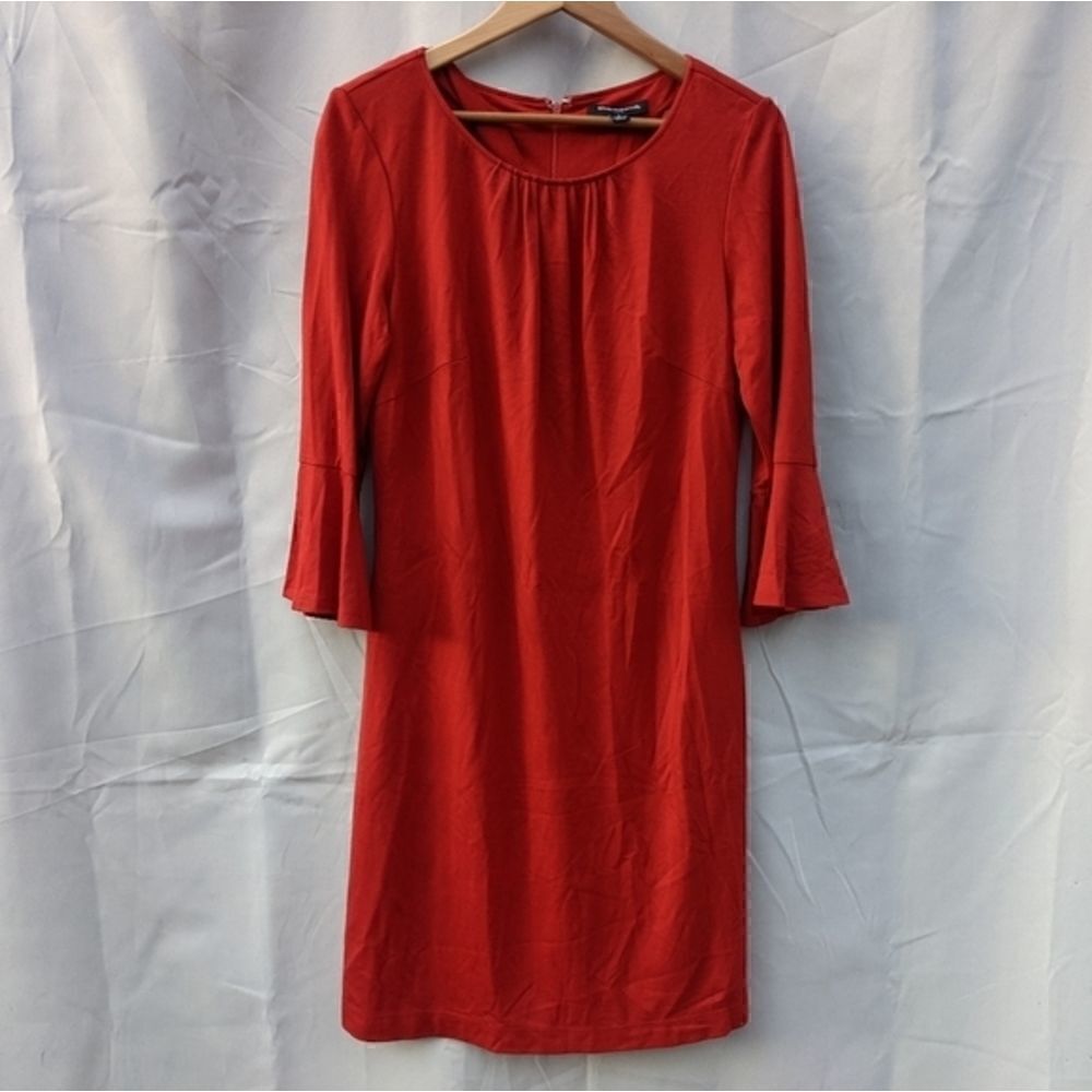 Sharagano dress burnt orange